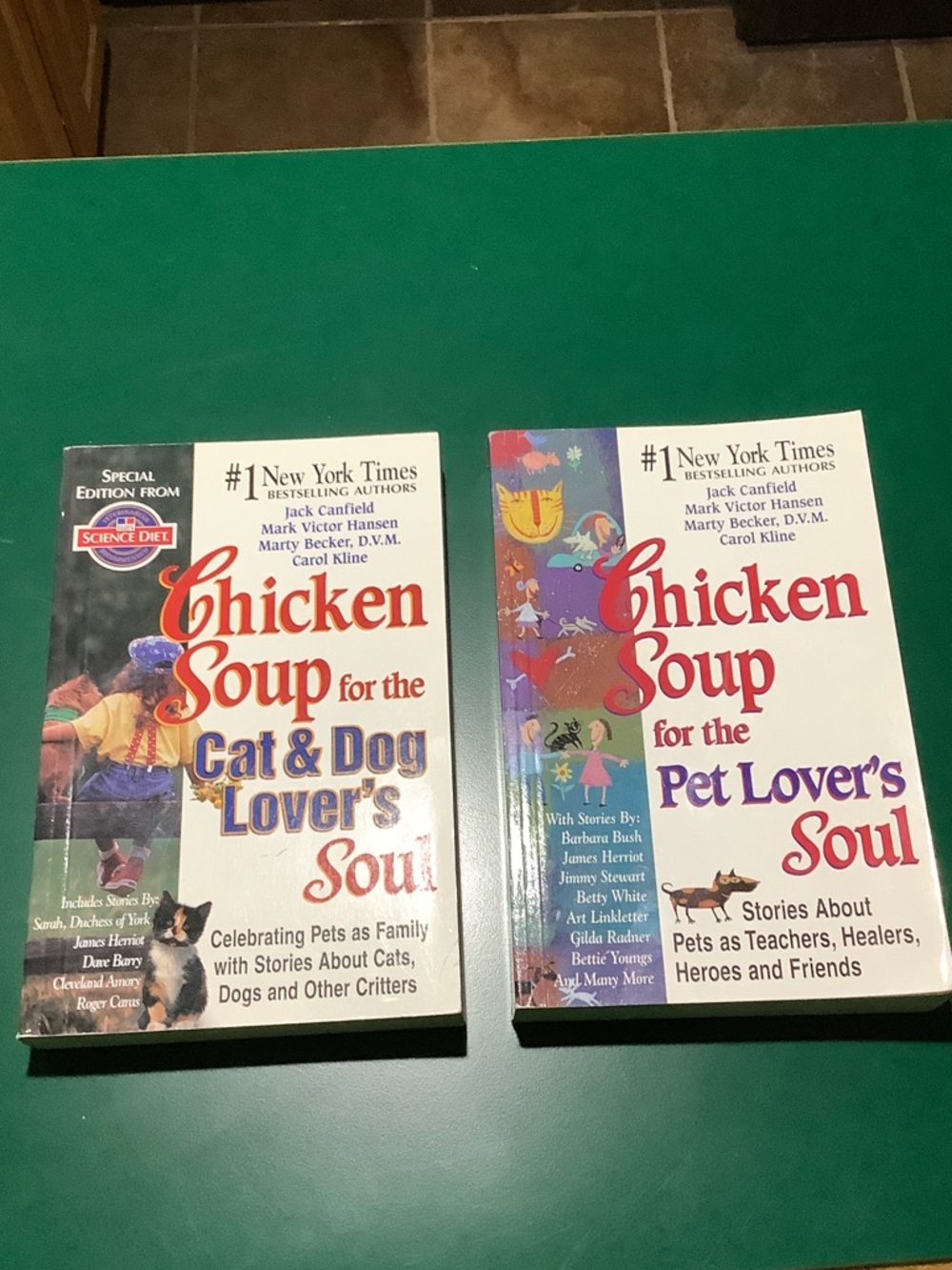 Chicken Soup for the Pet Lover's Soul & Cat & Dog Lover's Soul - White Covers